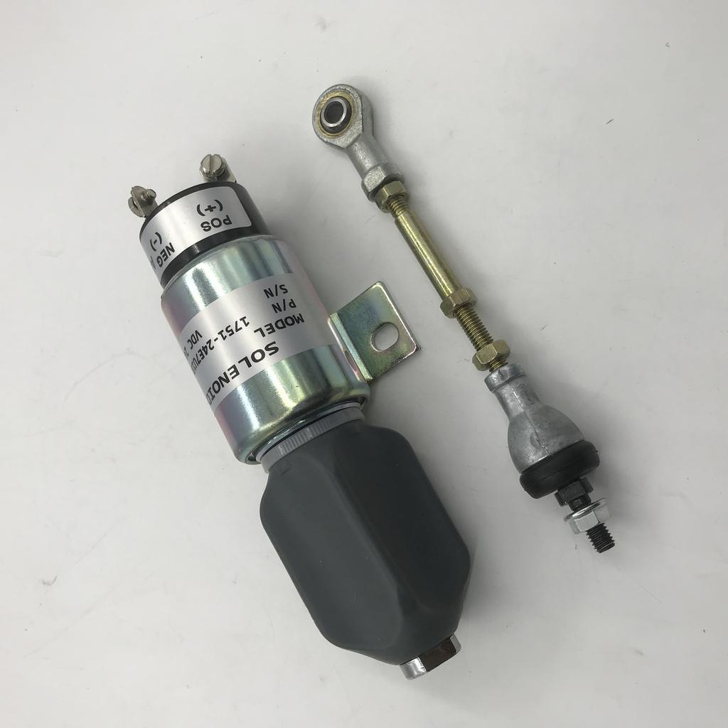 Hot Sale Diesel Engine 12V Fuel Stop Solenoid Valve 1751ES-24E7U1B1S5 3864274 Solenoid Motor