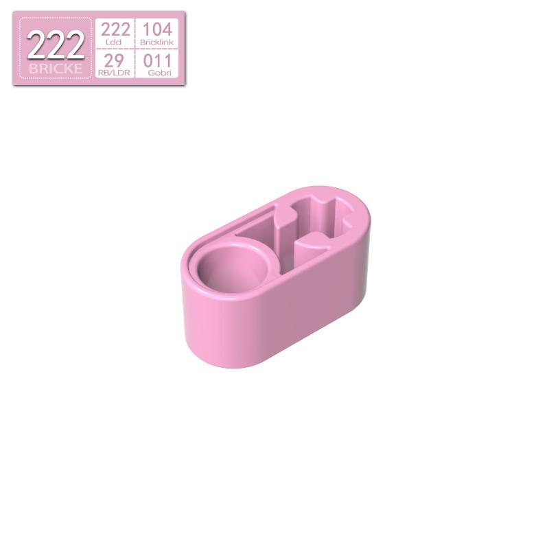 BRICKE 1x2 Brick with Axle Hole Arm, Compatible with LEGO 60483, 40147, and 74695 Building Blocks.