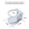 Boat Accessories Stainless Steel Folding Cup Drink Holder for Marine Yacht Truck RV Elevating Desk Drink Holder Ashtray Cup