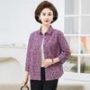 Hodo Mid-Aged Women's Floral 3/4 Sleeve Cardigan Top