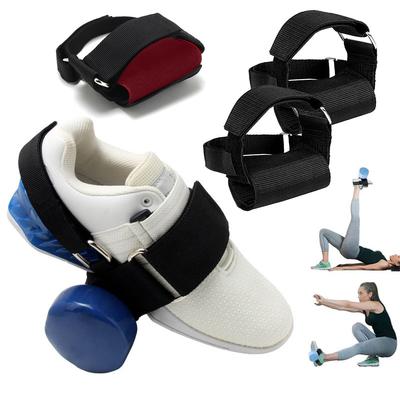 Dumbbell Ankle Strap Tibialis Trainer Adjustable Ankle Weights Strap with Hook and Loop Fastener Dumbbell Webbing for Home Gym