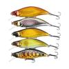 Night Army Fishing Gear 4.3g Sinking Minnow 5 Colors Trout Lure Set Flat Type