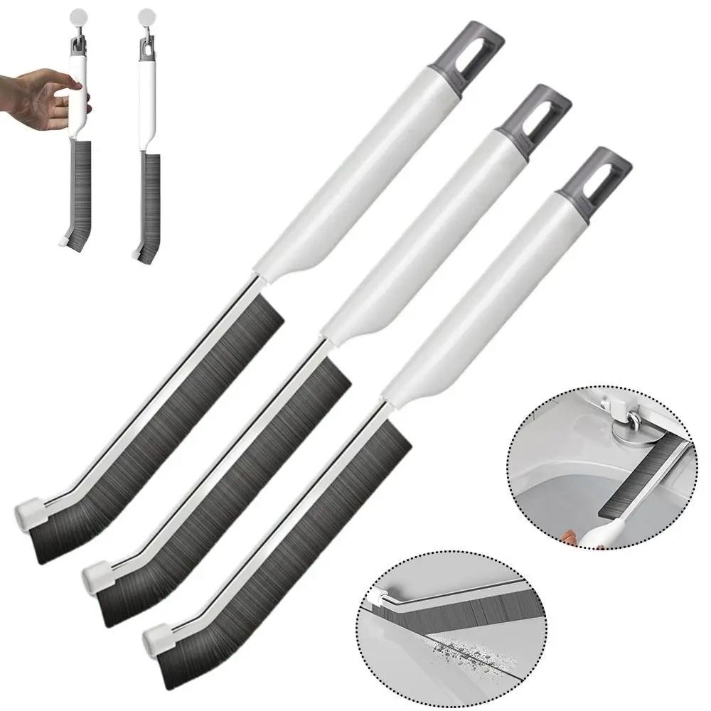 2in1 Grout Gap Cleaning Brush Multifunctional Long Handle Floor Line Cleaning Brush Tile Dead Corner Cleaning Brush