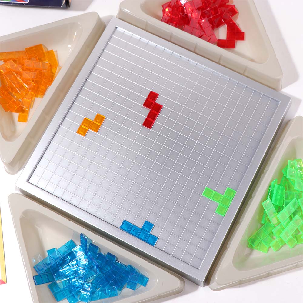 Squares Game Jigsaw Russia Puzzle block 4-Person Family Fun Strategy Game Blokus Board Puzzle Entertainment Blokus Board Game