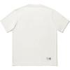 Li Ning Loose Fit Round Neck Embroidered Short Sleeve T-Shirt Unisex Tops Off-White AHSU209-1