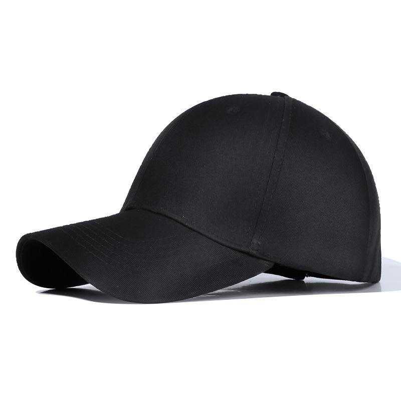 Solid color beef tendon lining pure cotton cap mesh cap sunscreen hat sunshade baseball cap men's and women's advertising caps can add LOGO