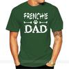 French Bulldog Frenchie Dad Mens TShirt  Cotton Classic Awesome Tshirt For Mens Short Sleeve Clothes Hiphop Tops