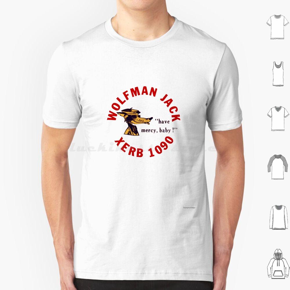 Xerb Radio Wolfman Jack T Shirt Big Size 100 Cotton American Graffiti Xerb 1090 Howl Like The Wolfman S