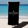 Champagner Logo M-Moet C-Chandon Mikrofaser Bedrucktes Strandtuch Bergsteigen Yoga Strand Schwimmen Laufen Saugfähig Weich