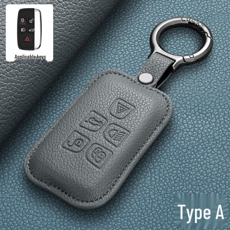 Jaguar Car Key Case for XEL, XFL, E-PACE, I-PACE, F-TYPE – Unisex Shell and Buckle