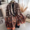 Design Thickened Double-Sided Warm Scarf Pashmina Cashmere Short Beard Shawl Autumn Winter Coldproof Female Scarf