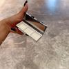Portable Metal Pill Box with Inlaid Diamonds - Stylish and Popular Design