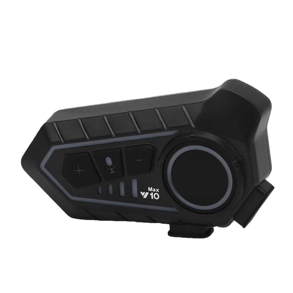 Helmet Bluetooth Headset 2 Way Intercom Noise Cancellation Long Battery Life IPX6 Water Proof Helmet Earphone with