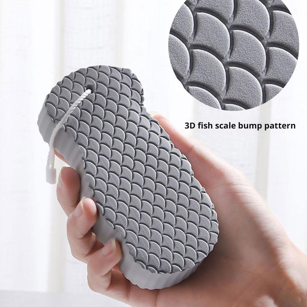Gentle Care for Skin Suitable For Children 3D Stereoscopic Bath Sponge Painless Ceaning of Skin Dirt Bath Sponge