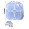 Placemat Tray Molds DIY Coaster Molds Silicone Tray Molds Epoxy Resin Casting Molds for DIY Casting Home Decorations
