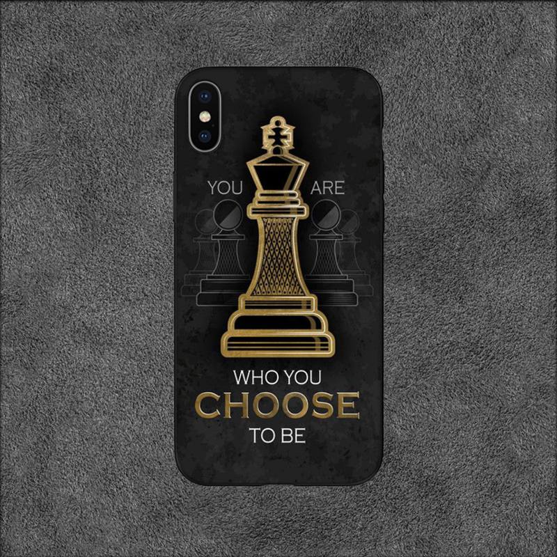 Pouzdro na telefon Chess Board Pieces pro iPhone 11 12 Mini 13 14 Pro XS Max X 8 7 6s Plus SE XR Shell