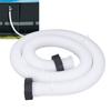 Furtun de schimb pentru pompă de piscină pentru furtun de piscină cu diametrul de 1,5 inci pentru piscine supraterane alb