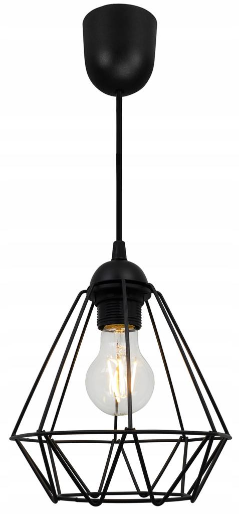 LOFT HANGING LAMP DIAMOND EDISON WIRE LED
