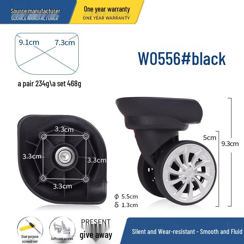 Rodas de Substituição Universal para Malas e Malas de Trolley