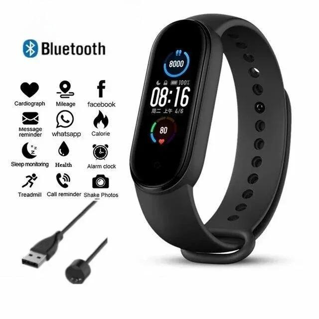 Smart Band Watch Movement Step Count Bluetooth Synchronous Phone Information Waterwroof Smartwatch For Men Women Student