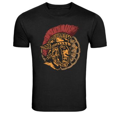Spartaner Krieger Helm Antiker Griechischer Grafik T-Shirt