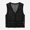 Thursday Island Unisex Crochet Knit Vest T264mvt244w