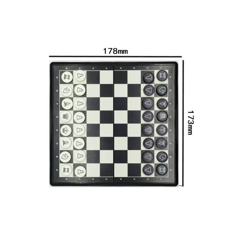 Magnetic Chinese Chess Set With Foldable Board For Family Game Nights And Kids Play