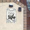 Funny Spoiled Chickens Lay Better Eggs Metal Tin Sign Wall Art