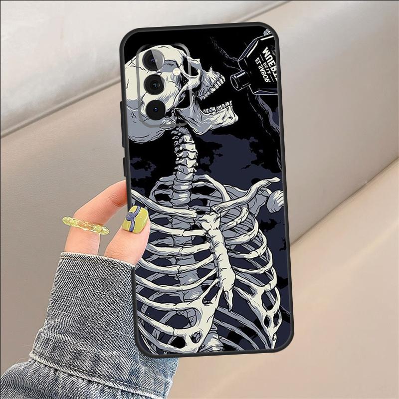 Trippy Skeleton Case For Samsung Galaxy A22 A05 A53 A33 A06 A26 A16 A56 A36 A05 A32 A52 A54 A34 A14 A55 A15 A35