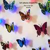 Luminous 3D Butterfly Wall Stickers: Glowing Decoration for Christmas Scenes and Bedrooms
