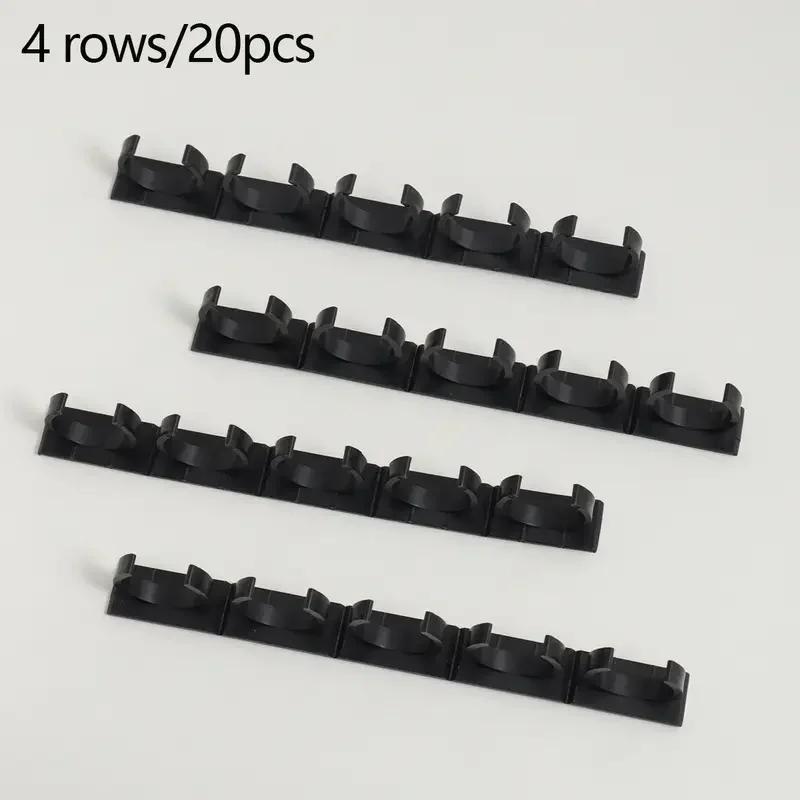 4pcs Plastic Kitchen Jar Rack Wall-Mounted Adhesive Seasoning Bottles Holder Spice Bottle Holder Tool Kitchen Storage Rack