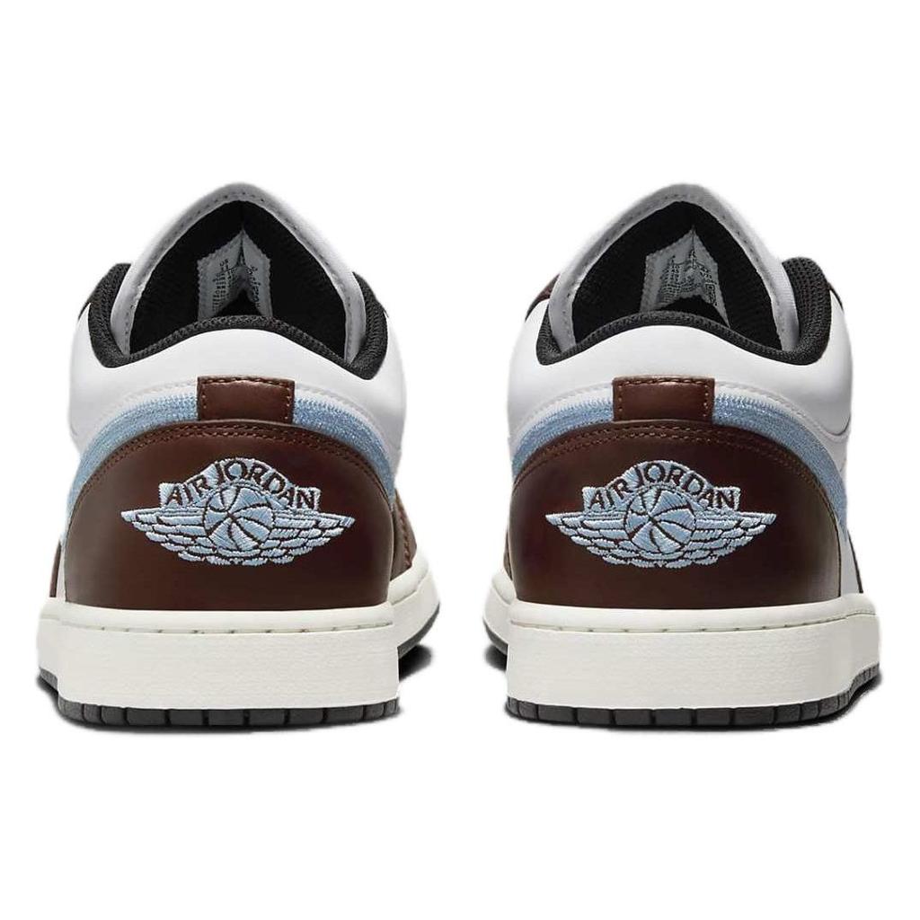 Air Jordan 1 Retro Low SE Brązowe Niebieskie Szare Męskie Trampki Biały Czarny Żagiel FQ7832-142