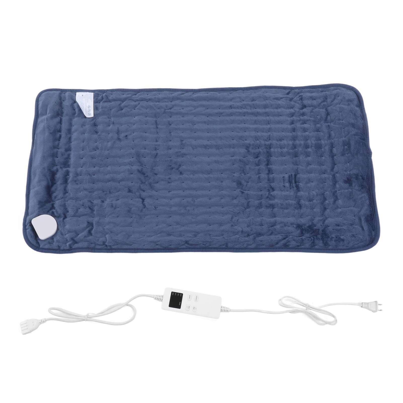 

Winter Electric Heating Pad Blanket 6 Heating Settings for Cramps Back Neck Shoulder Pain Relief US Plug 110V синій