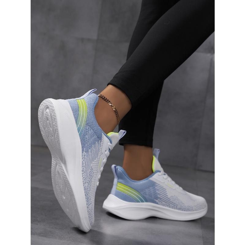 Chaussures pour femmes à semelle souple Chaussures de course légères en mesh respirant Légères et respirantes