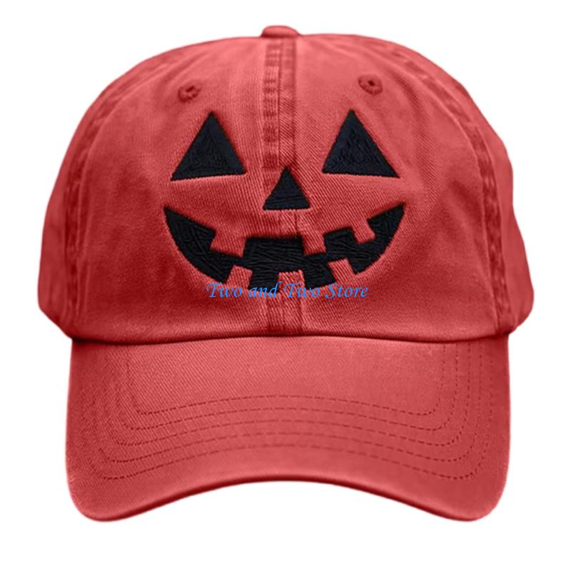 HX6F Eye Catching Baseball Cap Halloween Theme Practical Construction Adjustable Closure