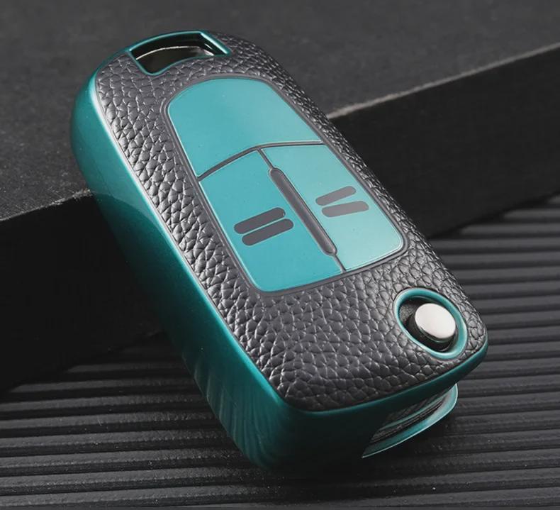 Husa pentru chei auto Opel Antara Insignia Vivaro Kadjar din piele TPU