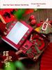 Festive Door Handle Broom Ornament with Bells - Auspicious Hanging Decoration for Housewarming and Entryway.