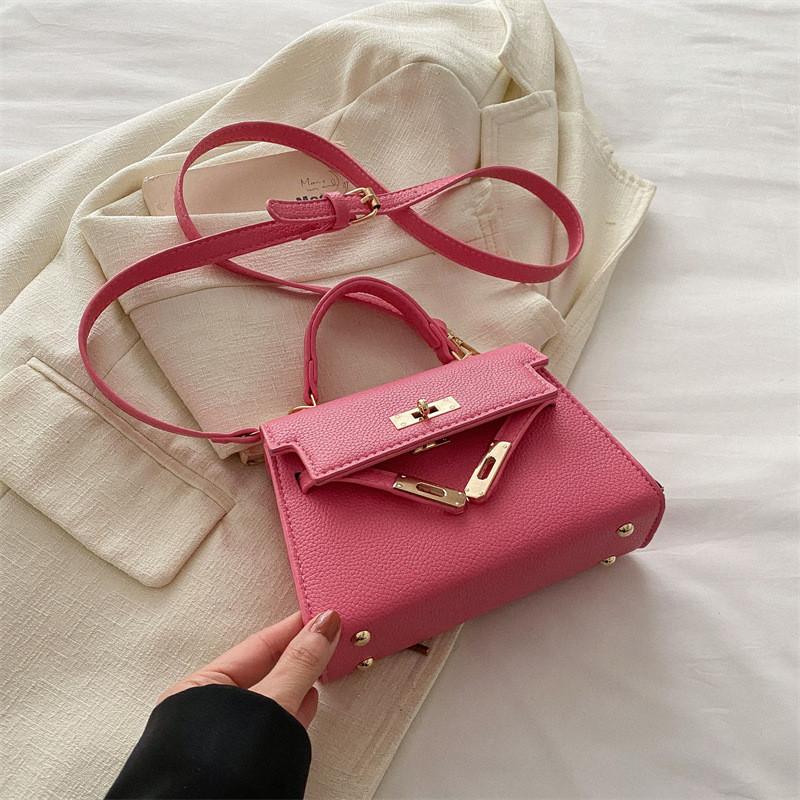 Retro Lässige Elegante Handtasche Damen 2024 Neue Koreanische Version Pendler Kleine Quadratische Tasche Mode Einzelne Umhängetasche