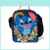 Stitch Lunchbox With Polyester Fabric For Kids School Lunch And Portable Design