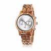 BOBO BIRD Women's Wooden Watch, Lightweight Quartz Analog Display with Date Display, Fashionable Wooden Watch (P18-2)