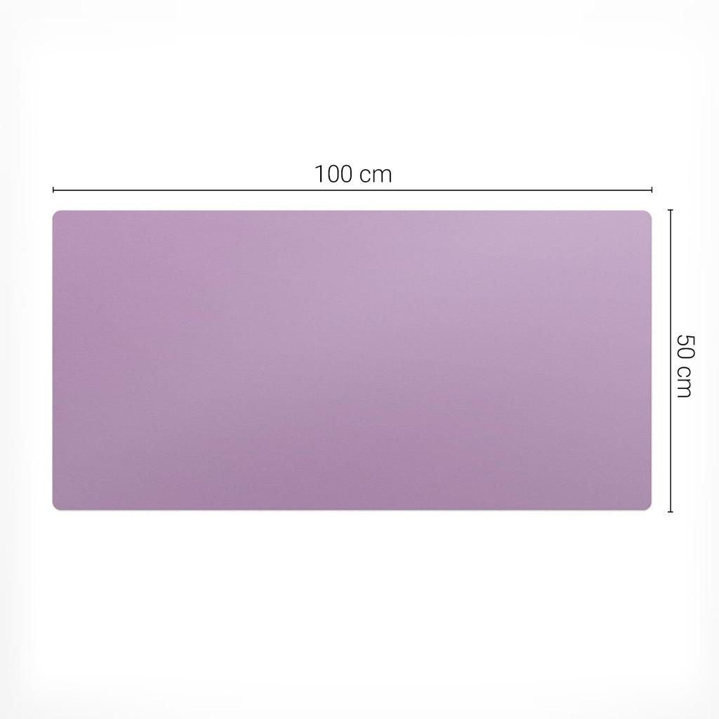 Elegant Decorative Desk Pad Light Purple Color 100X50 Cm