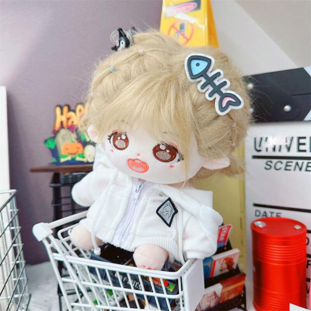 2 Colors Doll Hoodies Fashion Plush Doll Coat New Doll Outfits 10/20cm Cotton Dolls/1/12 BJD Dolls