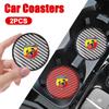2 stuks Auto Waterbekerhouder Antislip Onderzetter Drankmat Voor Abarth Punto 124 500 595 695 500X 500e Auto Interieur Auto Accessoires