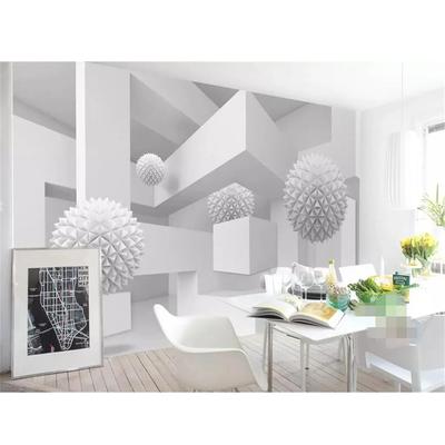 Wallpaper Mural 3d Geometric Globe Modern Architecture Space TV Background Wall Papers Home Decor 3d Wallpaper