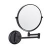 VGX Two Sided Vanity Makeup Mirror Bathroom Wall Mounted Folding Mirror 3x Magnifying Makeup Shaving Vanity Mirror Gold Chrome