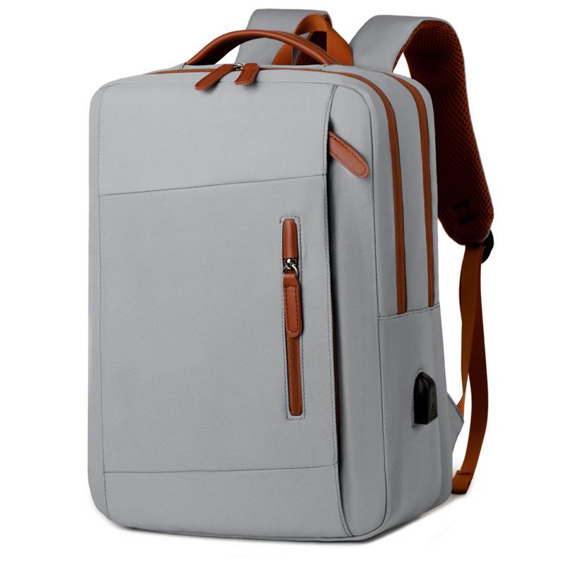 New stylish backpack, large-capacity multi-functional computer bag, simple leisure travel business travel backpack
