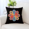 Creative Modern Ethnic Geometry Pillowcase Simple Black/White Sofa Cushion Case Hot Nordic Livingroom Bedroom Decorative Pillows