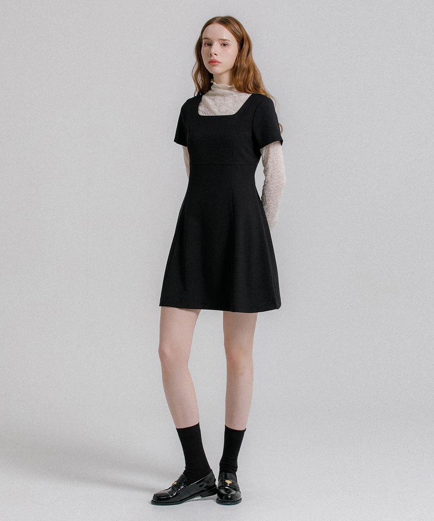 Eilubeu Square Mini Dress Aarcdr902P