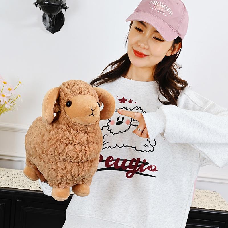 Little Lamb Plush Toy: Claw Machine Doll, Goat Pillow, Toss Gift