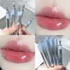 Cappuvini Mirror Gloss: Nude Serum Lip Gloss & Tint with Whitening Effect for Students
